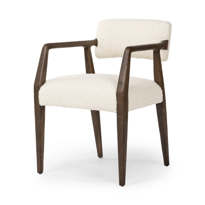 Tyler Dining Arm Chair – Sheepskin Natural