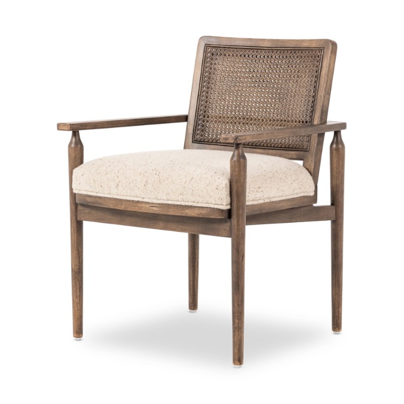 Xavier Dining Arm Chair- Hasselt Taupe