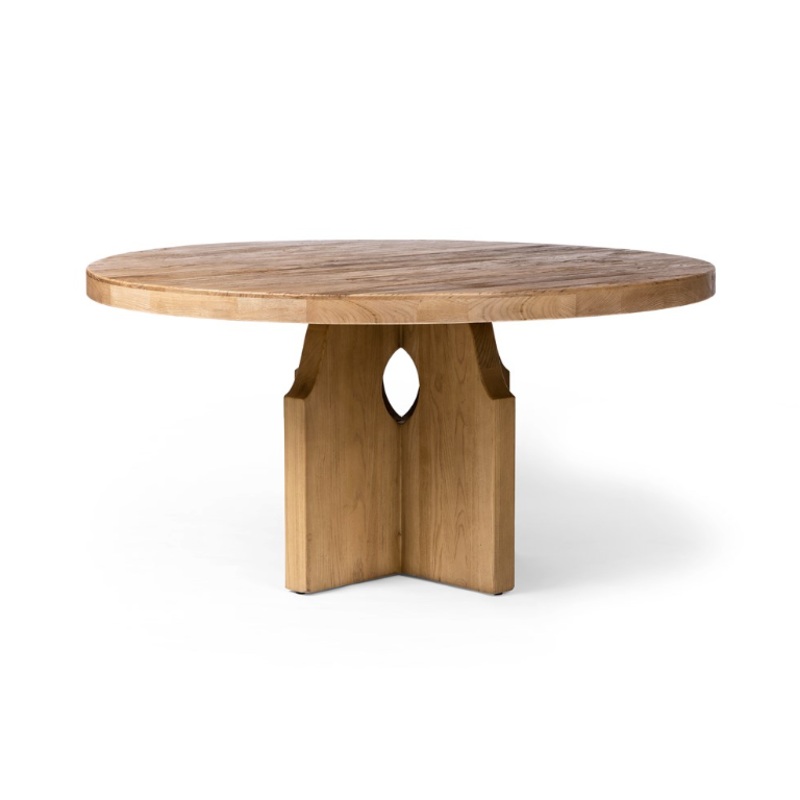 Allandale Round Dining Table – Natural Elm – IN STOCK