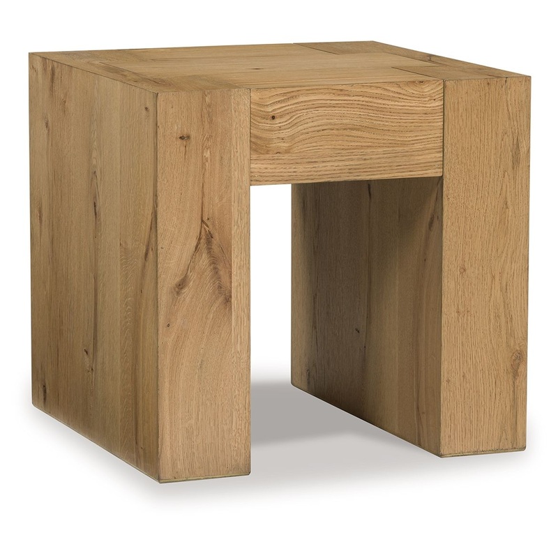 Bracken – Light Brown – Square End Table