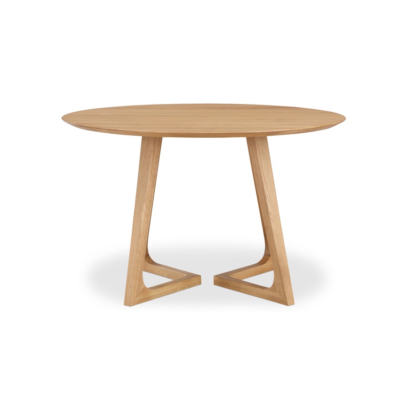 Godenza Round Dining Table Oak