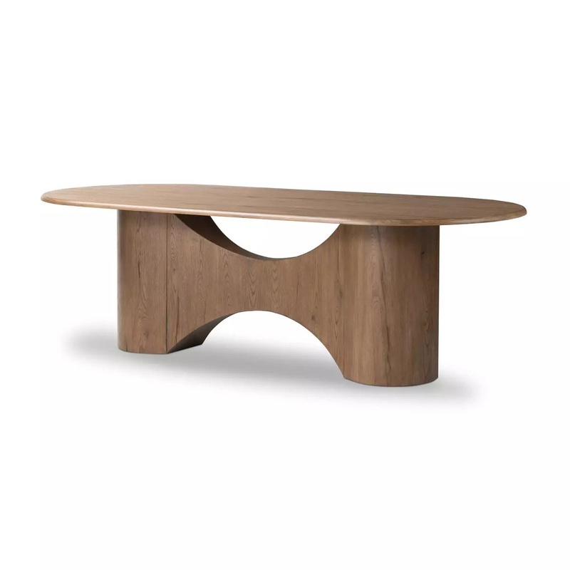 Olexey Oval Dining Table – Light Oak