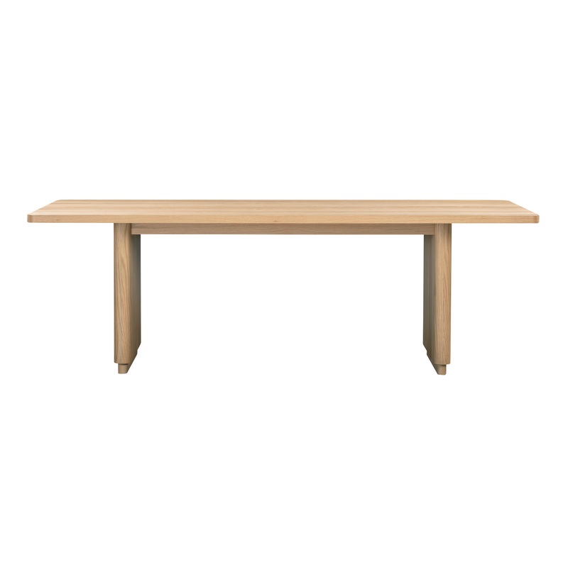 Round Off Small Dining Table Natural Oak
