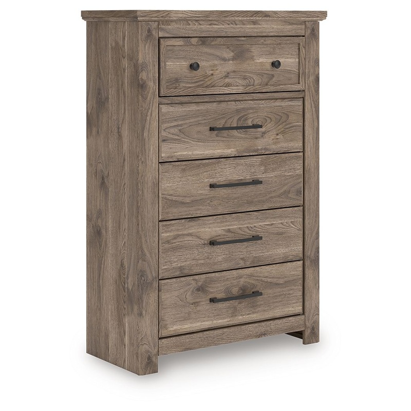 Rusticott – Brown – Five Drawer Chest