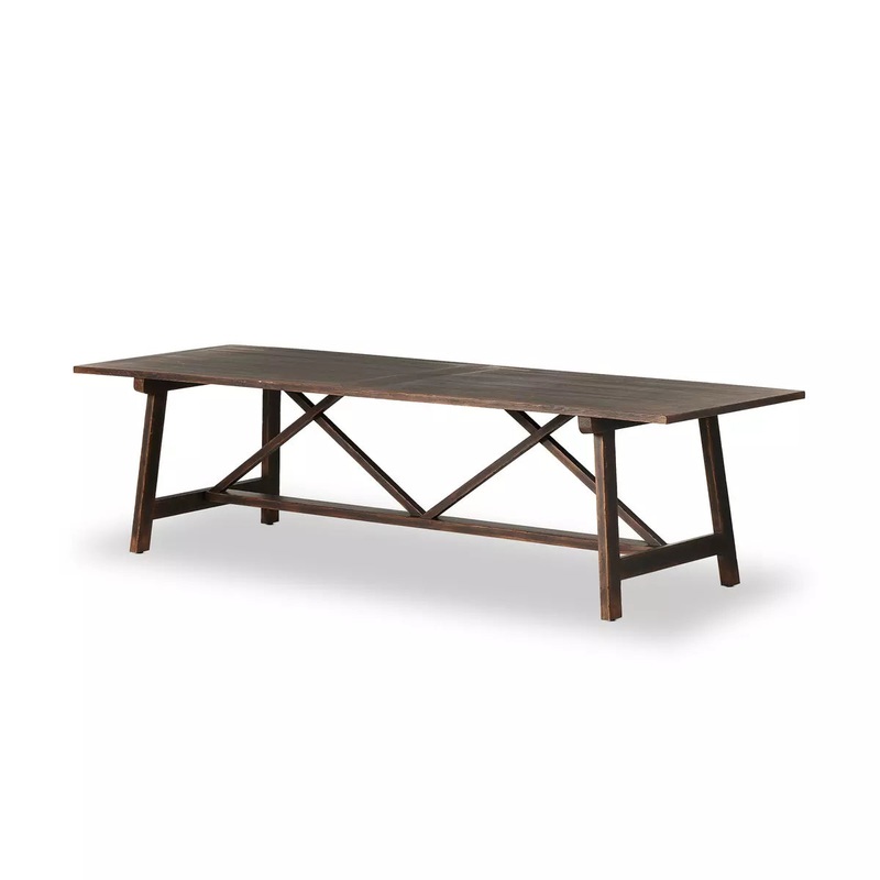 The 1500 Kilometer Dining Table – Aged Brown