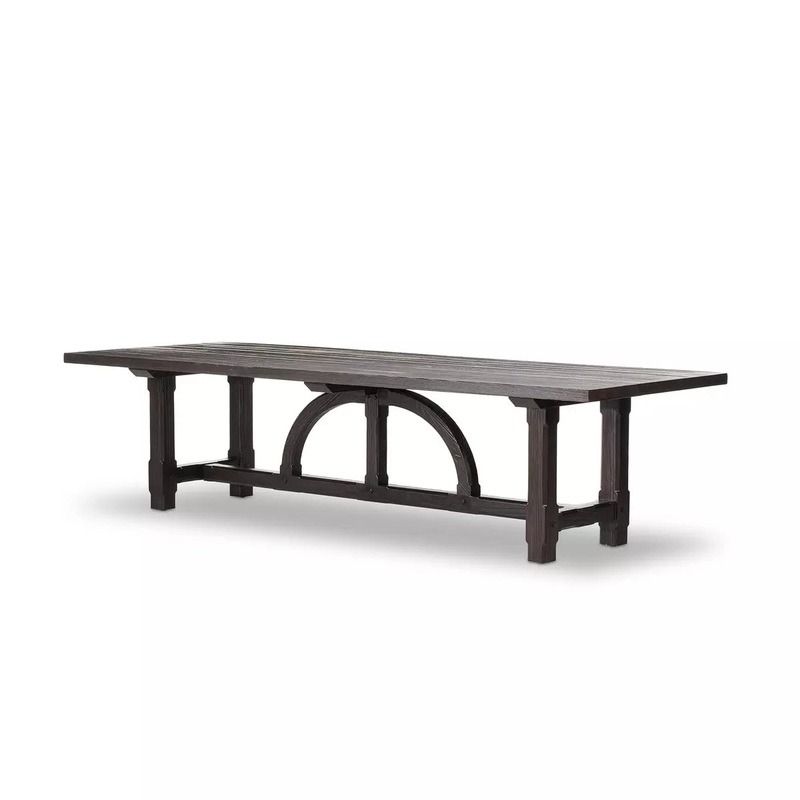 The Arch Dining Table – Medium Brown Fir Veneer