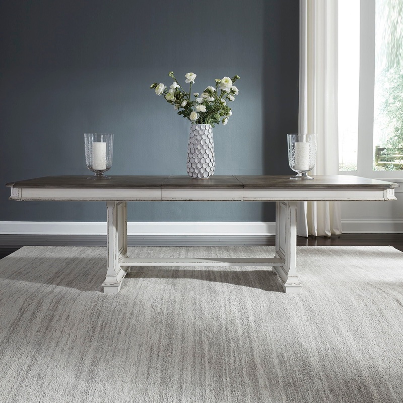 Abbey Park – Trestle Table – White