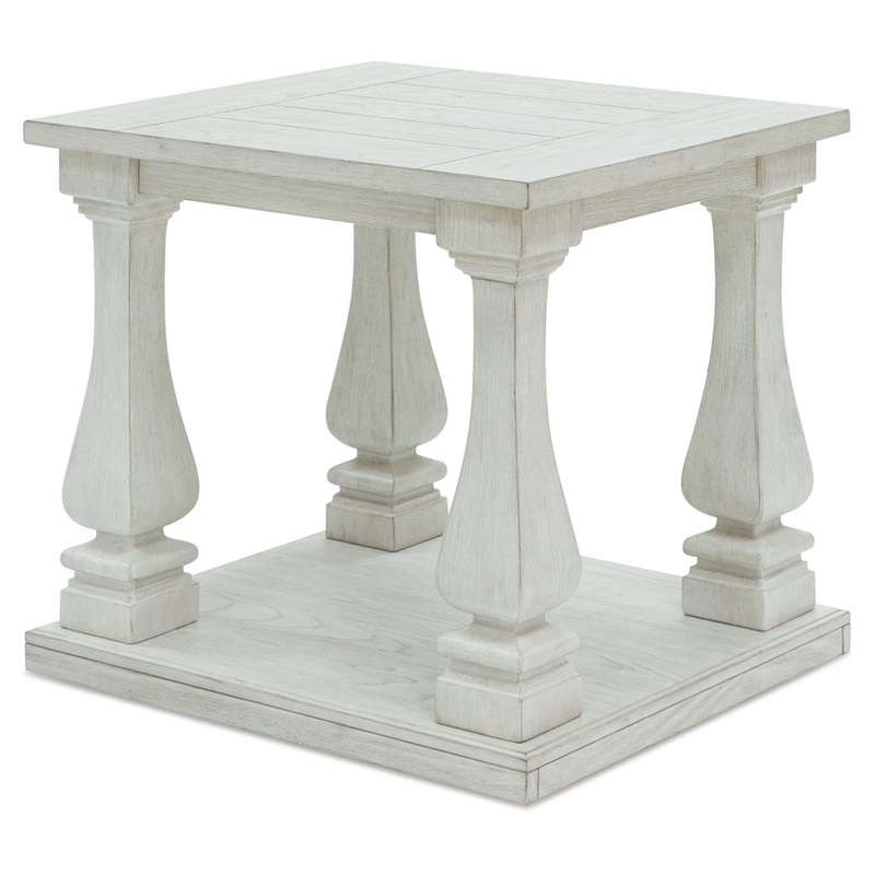 Arlendyne – Antique White – Rectangular End Table