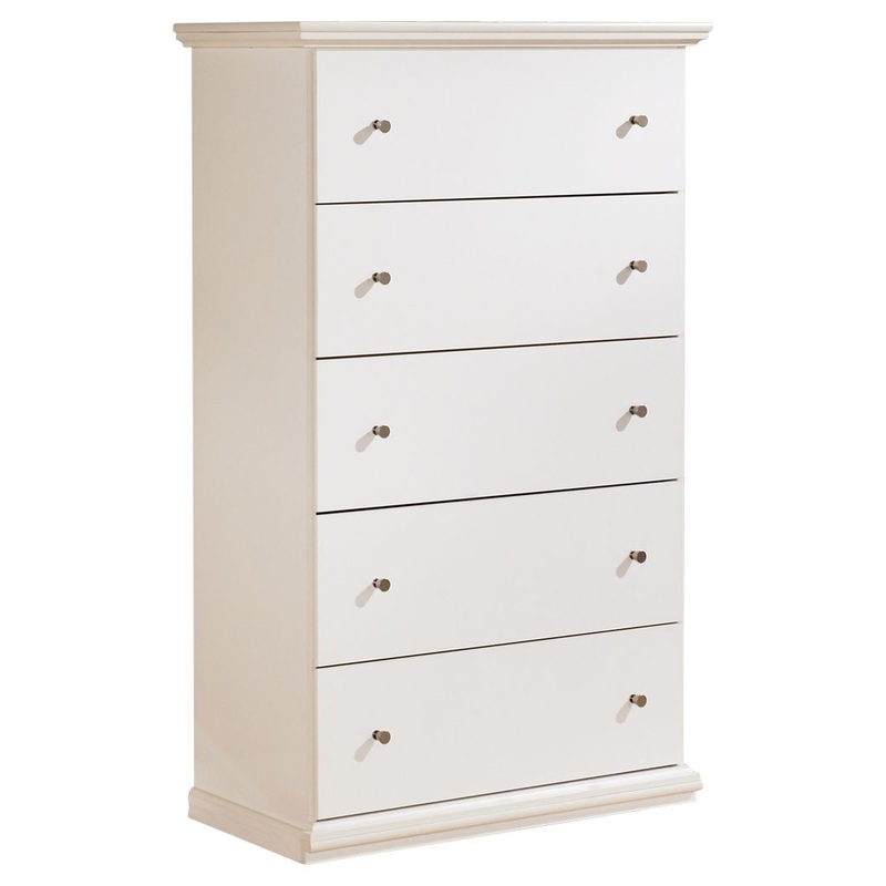 Bostwick Shoals – White – Five Drawer Chest