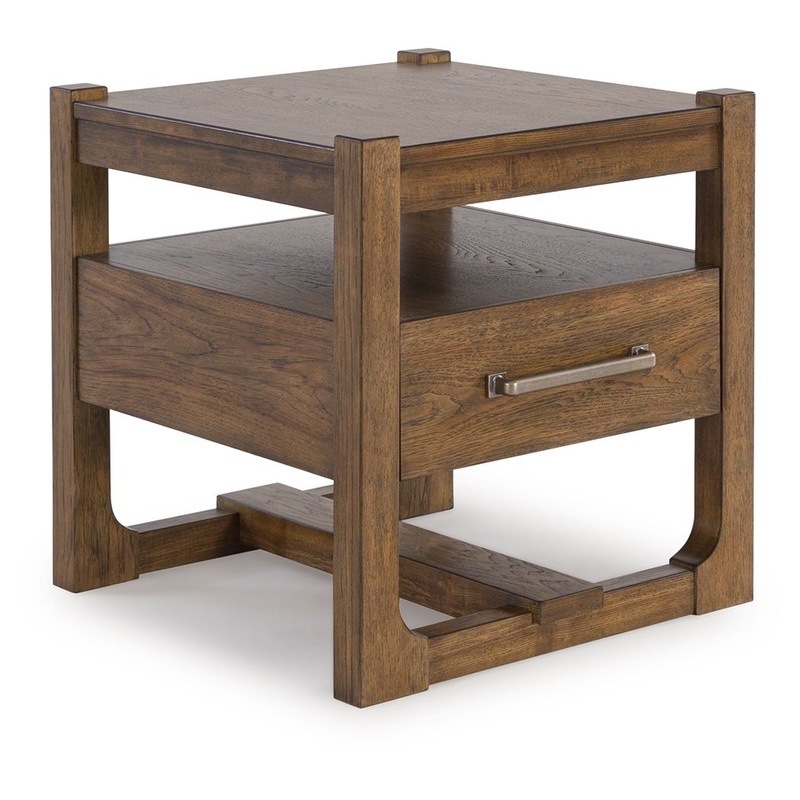 Cabalynn – Light Brown – Square End Table