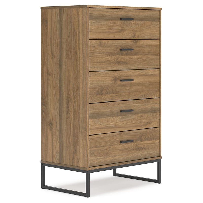 Deanlow – Honey – Five Drawer Chest