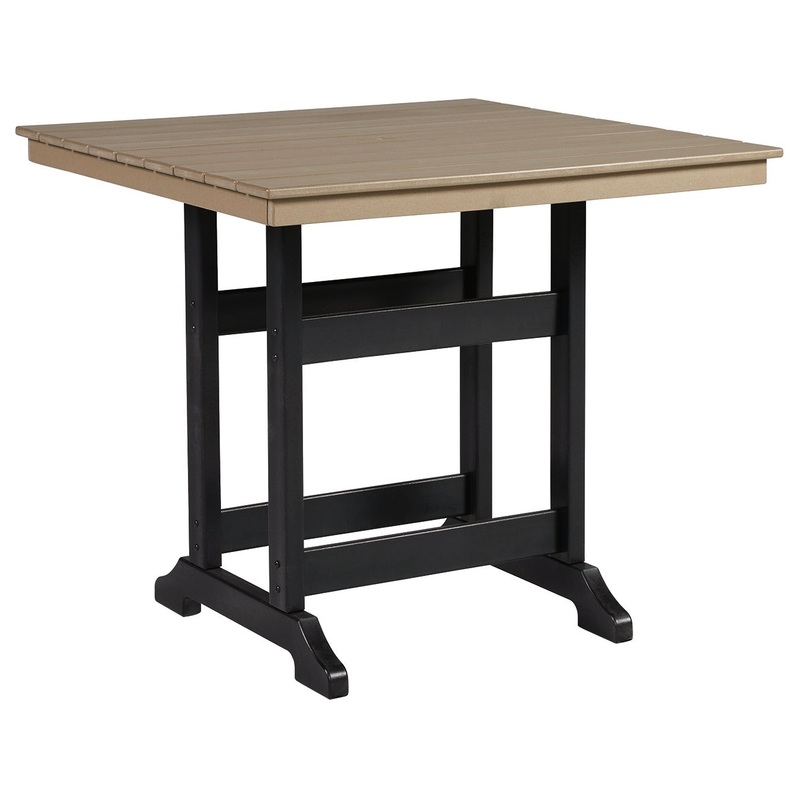 Fairen Trail – Black / Driftwood – Square Counter TBL w/Umb OPT