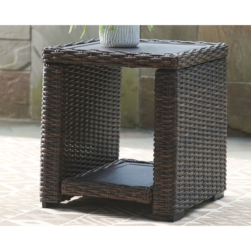 Grasson Lane – Brown – Square End Table