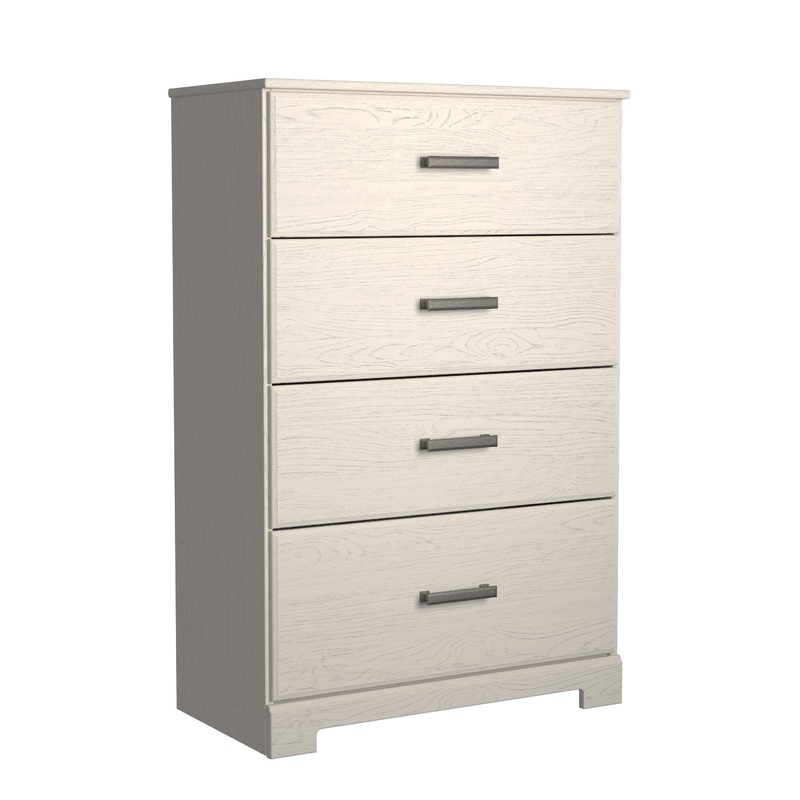 Stelsie – White – Four Drawer Chest