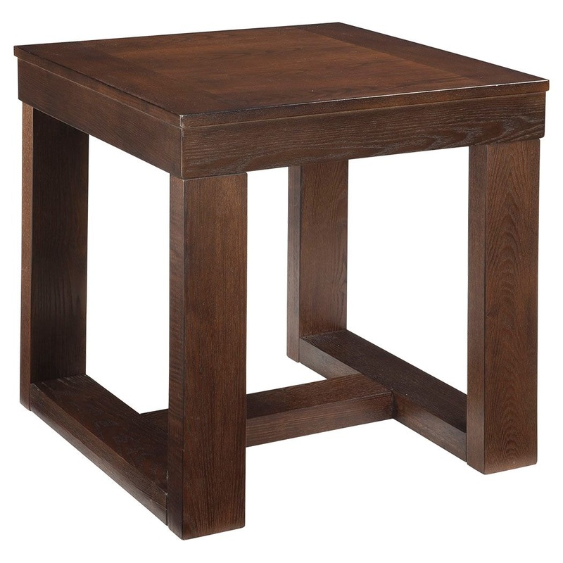 Watson – Dark Brown – Square End Table