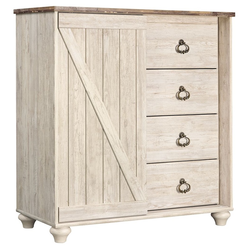 Willowton – Whitewash – Dressing Chest