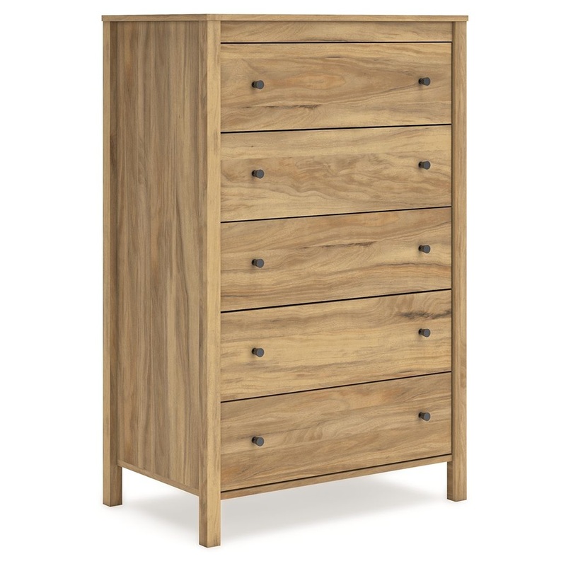 Bermacy – Light Brown – Five Drawer Chest