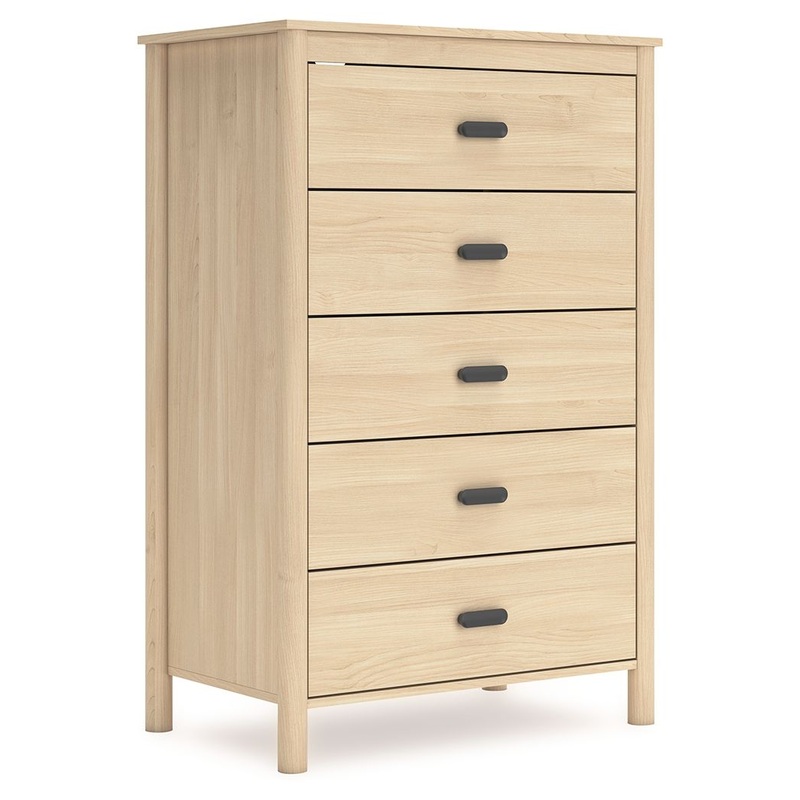 Cabinella – Tan – Five Drawer Chest