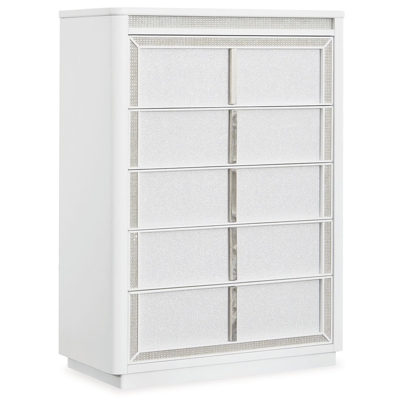 Chalanna – White – Five Drawer Chest