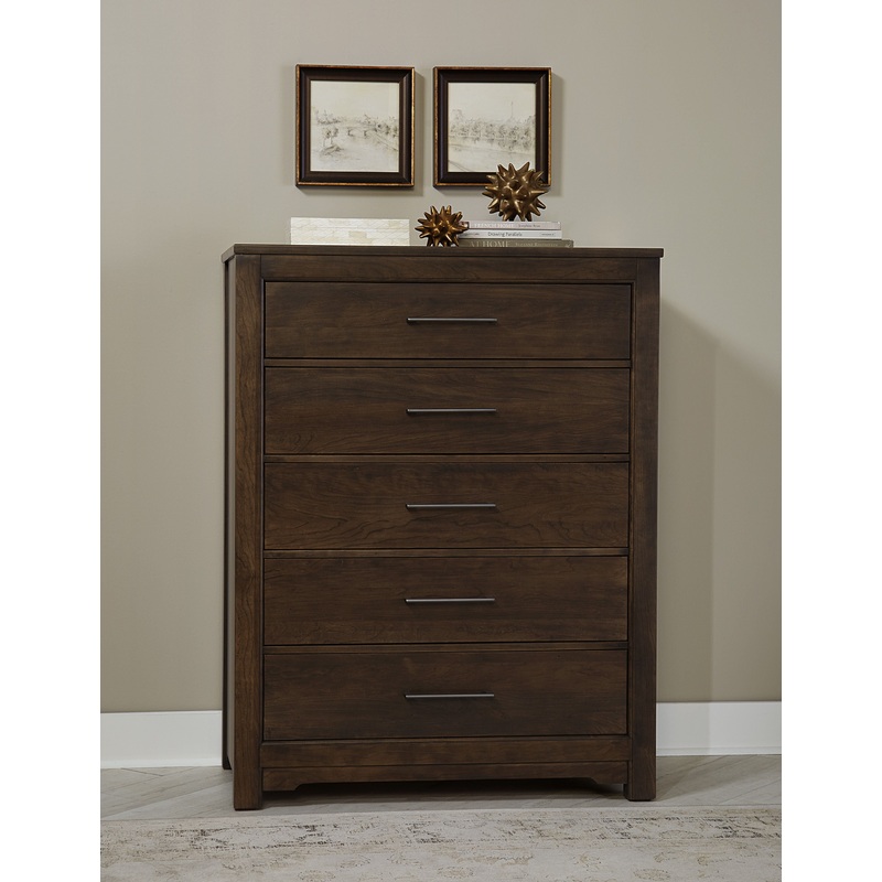Crafted Cherry – Chest – 5 Drawers