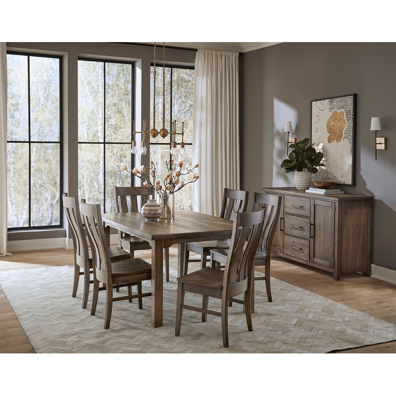 Dovetail – Friendship Table – 60″ – Aged Gray
