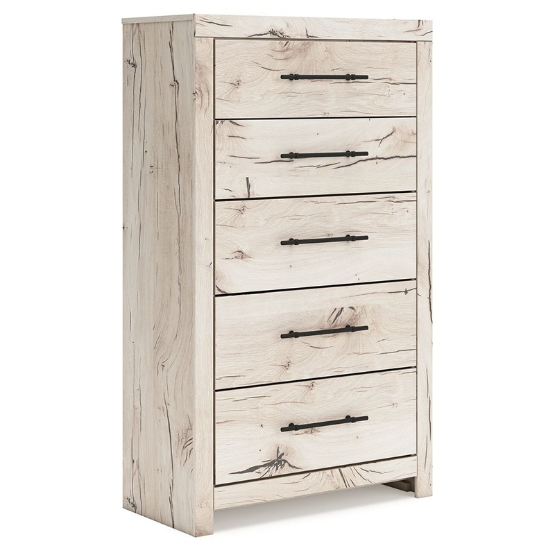 Lawroy – Light Natural – Five Drawer Chest