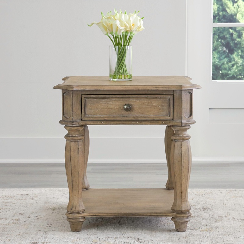 Magnolia Manor – End Table – Light Brown