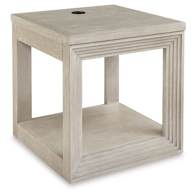Marxhart – Bisque – Square End Table