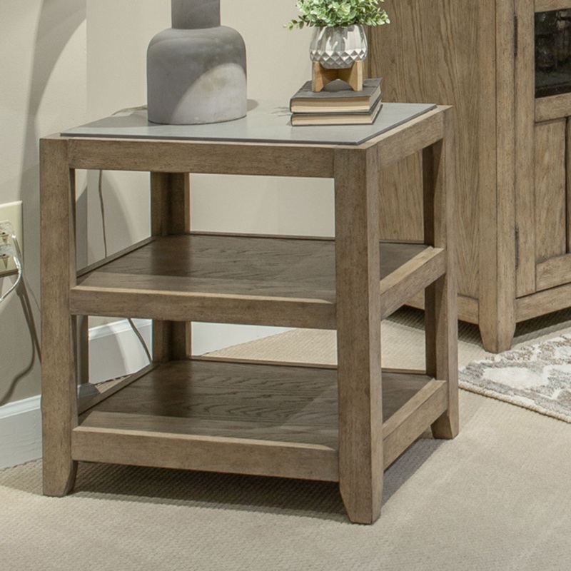 Millstone – End Table – Light Brown