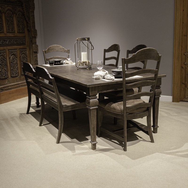 Paradise Valley – Rectangular Leg Table – Dark Brown