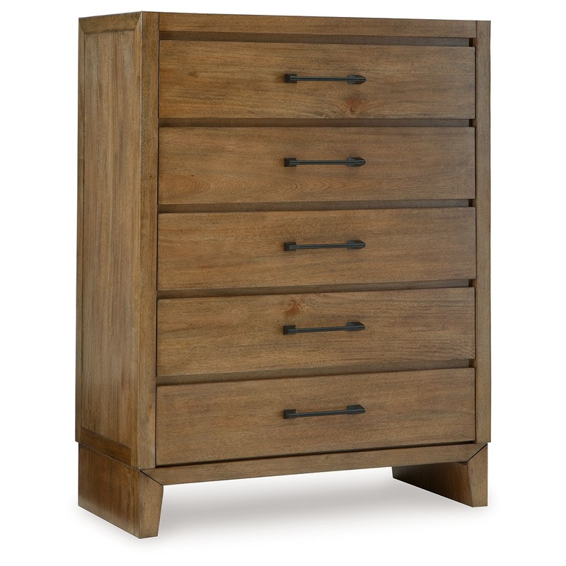Sherbana – Light Brown – Five Drawer Chest
