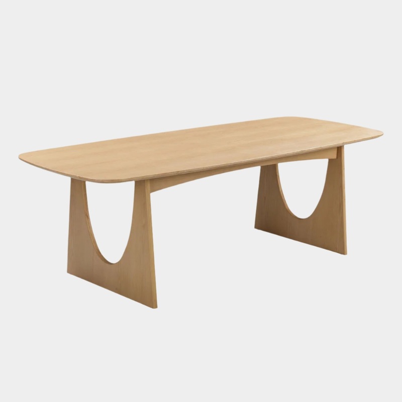 Cybill Natural Ash 94″ Rectangular Dining Table