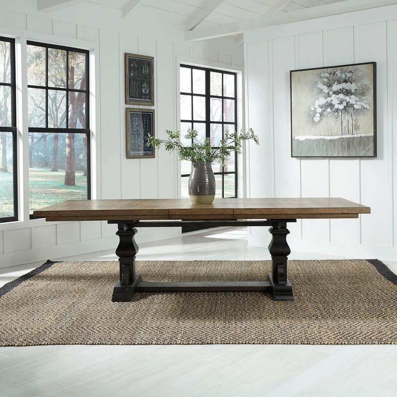 Harvest Home – Trestle Table – Black