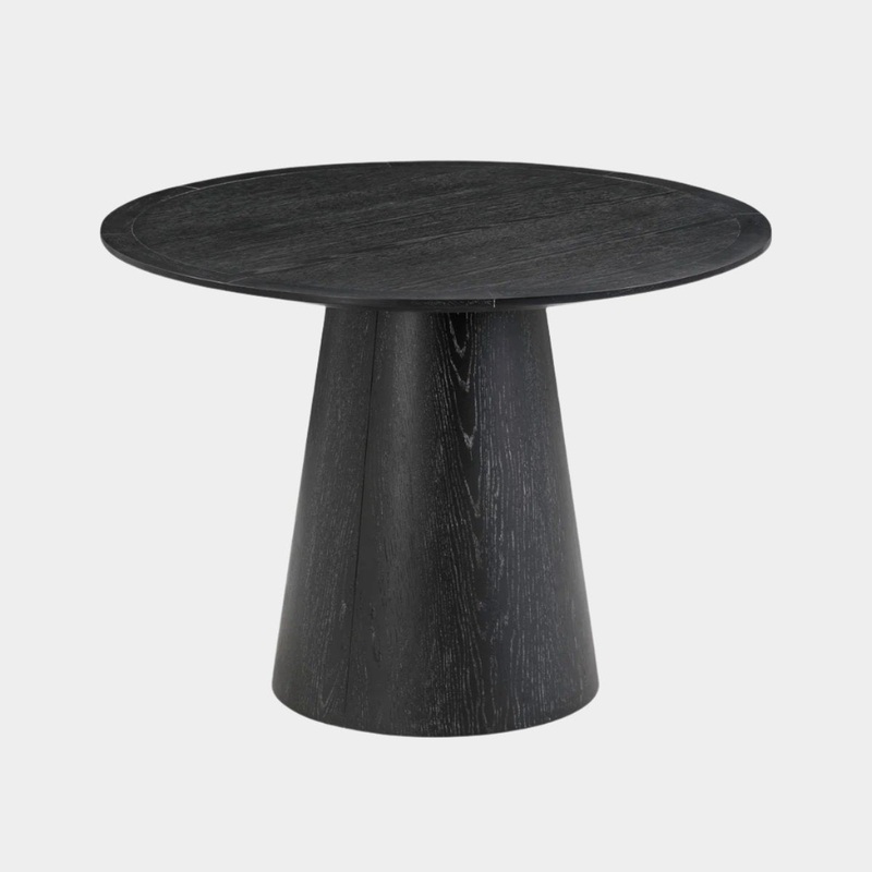 Sahara Black Oak 41″ Round Dining Table