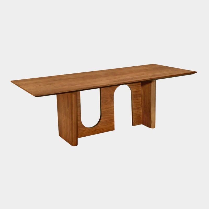 Satra Walnut Rectangular 92″ Dining Table