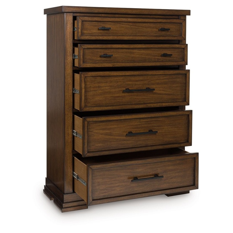 Taffenbrook – Medium Brown – Five Drawer Chest