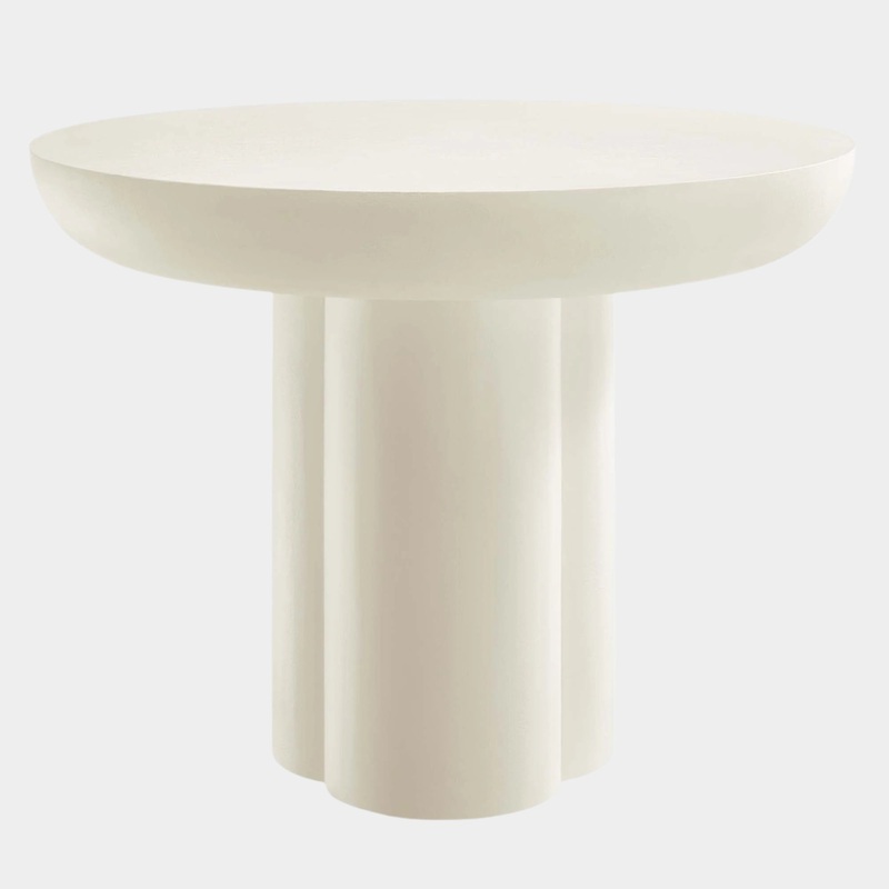 Caspian 40″ Round Concrete Dining Table