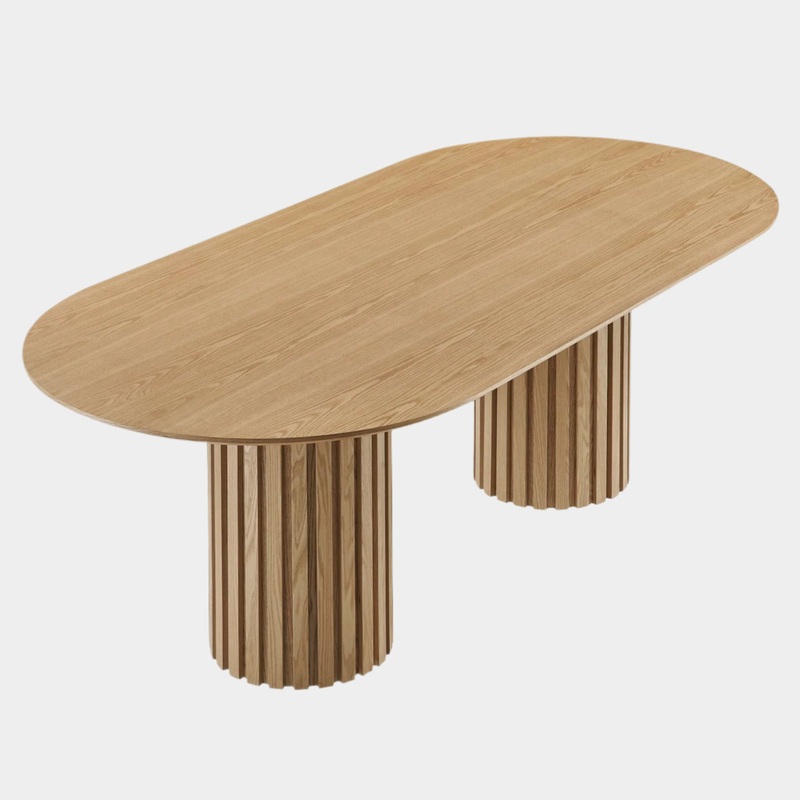 Senja 95″ Oval Dining Table