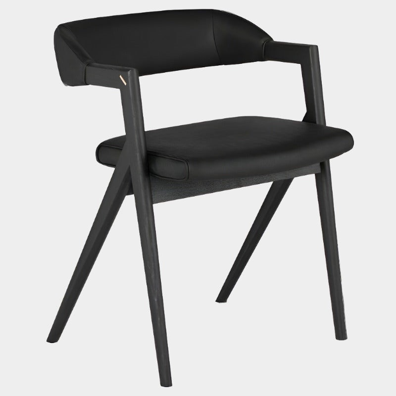 Anita Dining Chair (Ebonized Oak Frame)