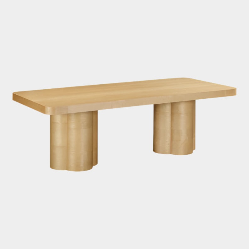 Bambi Ash 90″ Rectangular Dining Table