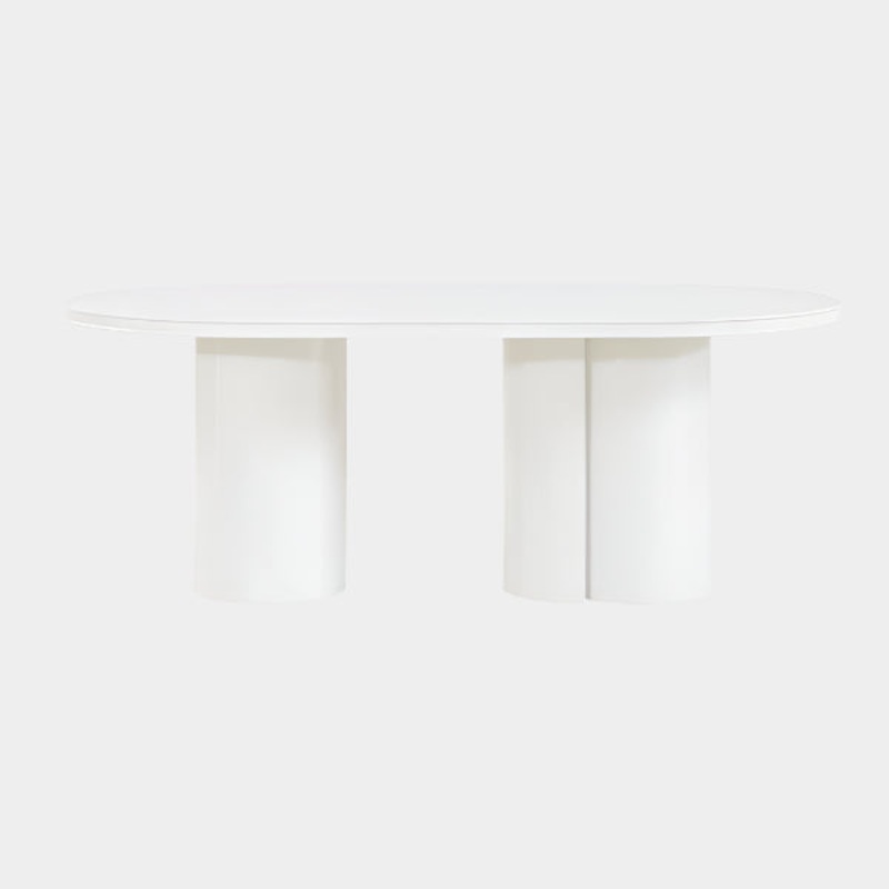 Elora Lacquer 79″ Oval Dining Table