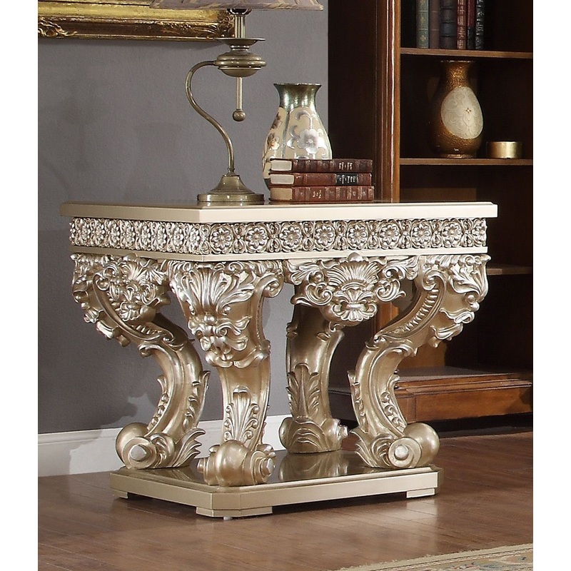 HD-8022 – End Table – Champagne Gold