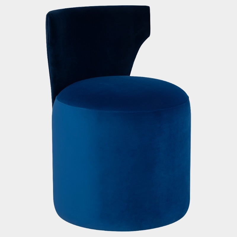 Mina Boucle Dining Chair (Dusk)