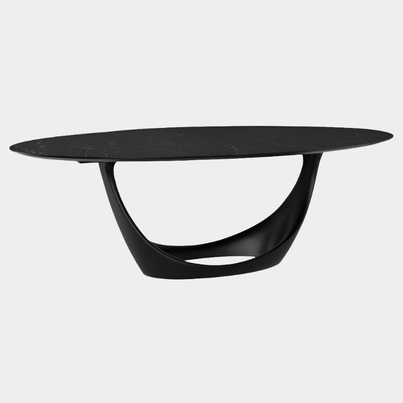 Montana Dining Table (Black Ceramic Top)