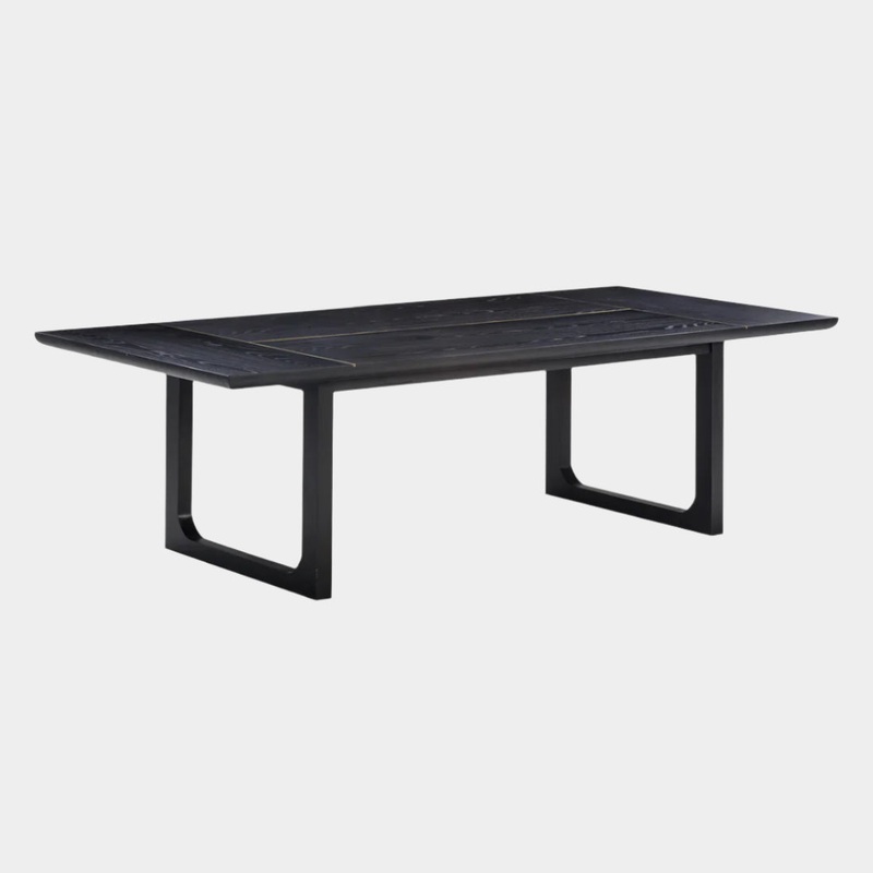 Shiloh Black Ash 102″ Rectangular Dining Table