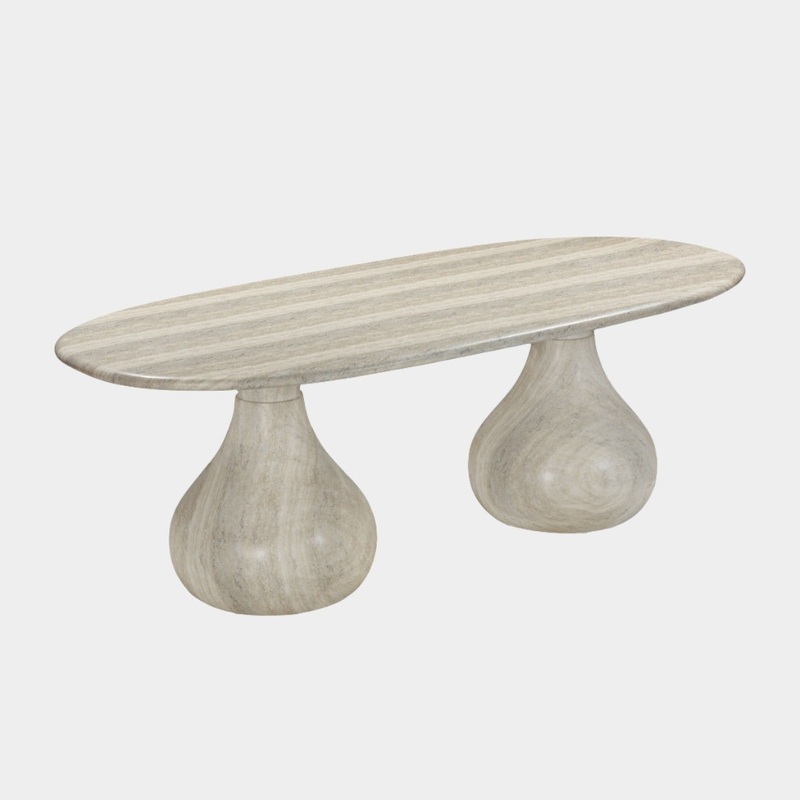 Smooch Indoor / Outdoor 87″ Dining Table
