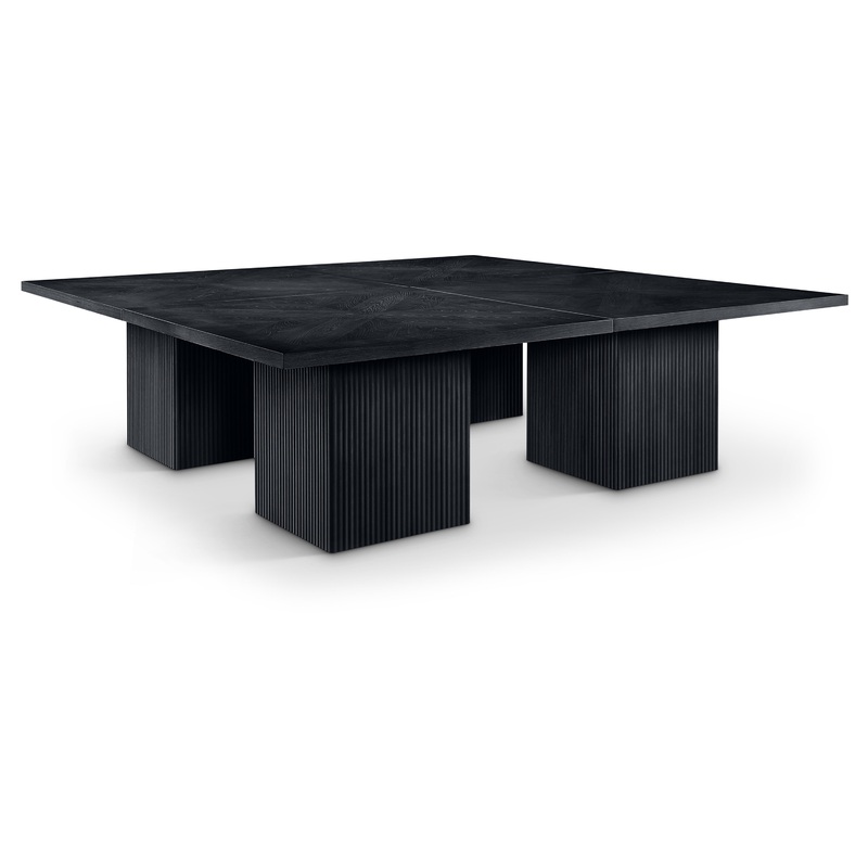 Belinda – Mid-Century Modern Modular Dining Table – Black