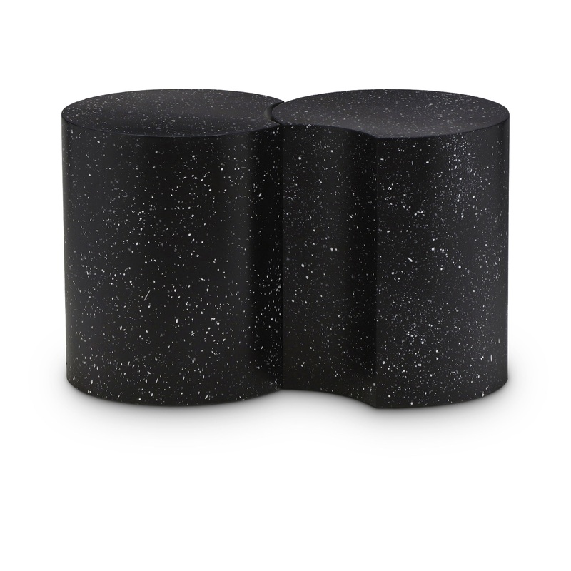 Dimple – End Table – Terazzo Finish