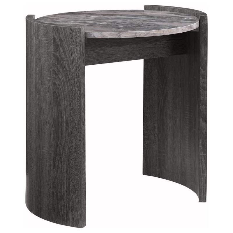 Gladstone – Round Faux Marble Top Table