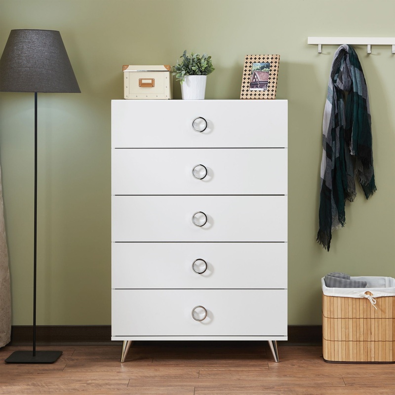 Elms – Chest – White